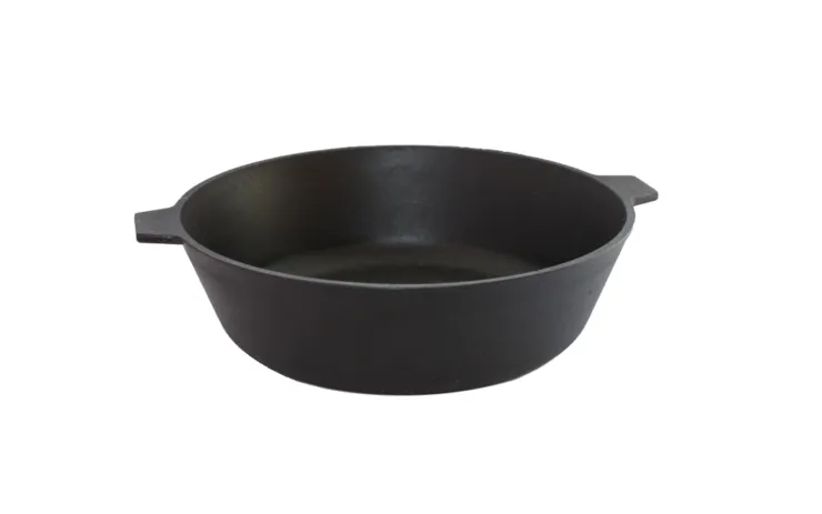 у6060 сЧугунная коворода 260х60 с двумя ушками 